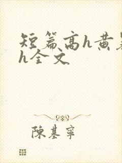 短篇高h黄暴辣h全文封面
