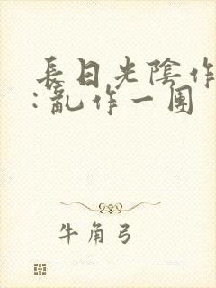 长日光阴作者 : 乱作一团