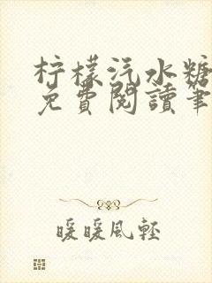 柠檬汽水糖全文免费阅读笔趣阁