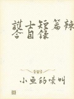 护士短篇辣文集合目录