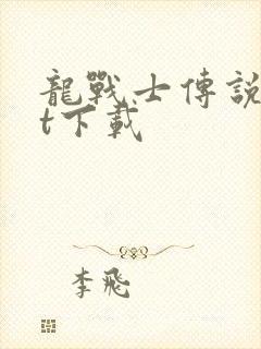 龙战士传说txt下载