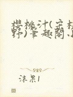 樱桃汁(宋枝江野)笔趣阁小说渡欲