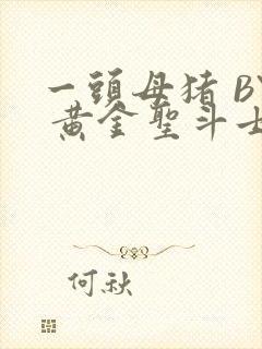 一头母猪 BY 黄金圣斗士