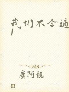 我们不合适1V1封面