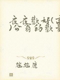 夜夜欢好(高h)公翁的欢爱h