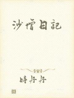 沙僧日记封面