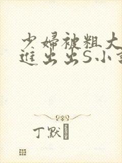 少妇被粗大猛进进出出S小说