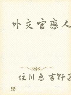 外交官恋人小说