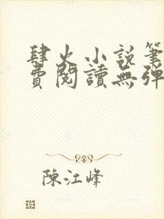 肆火小说笔趣免费阅读无弹窗封面