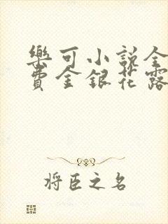 乐可小说全文免费金银花露封面