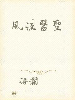 风流医圣封面