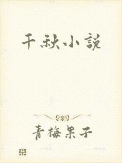 千秋小说封面