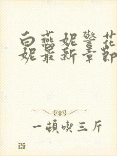 白燕妮警花白艳妮最新章节更新