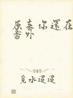 原来你还在这里番外封面