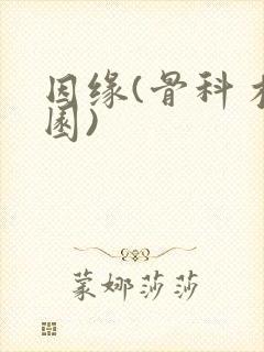 因缘(骨科 校园)