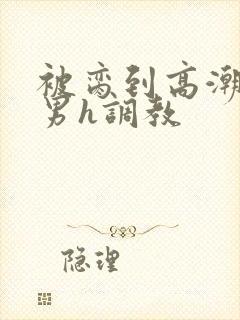 被脔到高潮的直男h调教