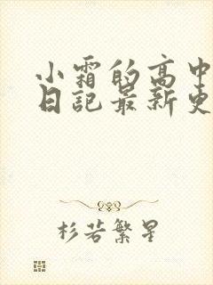 小霜的高中成长日记最新更新