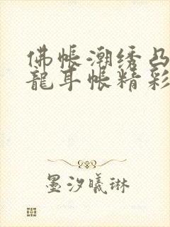 佛帐潮绣凸浮双龙耳帐精彩片段