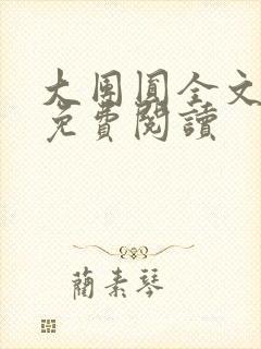 大团圆全文完整免费阅读