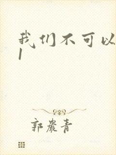 我们不可以1v1封面