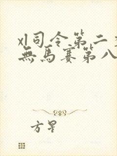 xl司令第二季无马赛第八集
