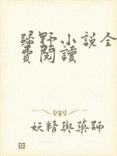 归野小说全文免费阅读封面