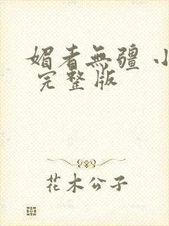 媚者无疆 小说 完整版