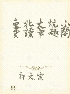 东北大炕小说免费读笔趣阁封面