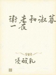 卫老和淑蓉销魂一夜