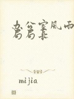 办公室风雨教育局局长封面