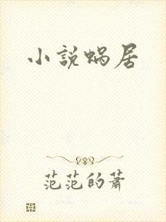 小说蜗居封面