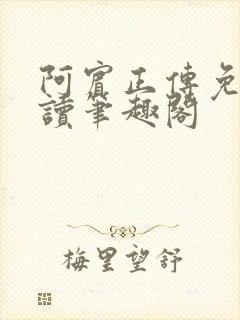 阿宾正传免费阅读笔趣阁