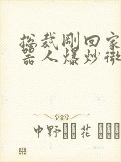 总裁刚回家被机器人爆炒微博封面