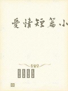 爱情短篇小说封面