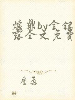 炉鼎by金银花露全文免费阅读笔趣阁