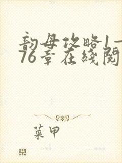 韵母攻略1—176章在线阅读