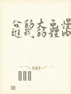 公的大龟慢慢挺进我的体内