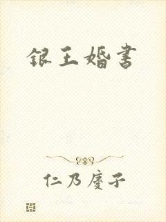 银王婚书封面