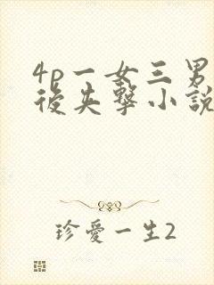 4p一女三男前后夹击小说