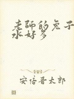 老师的兔子好软水好多封面