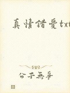 真情错爱txt