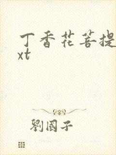 丁香花菩提树txt