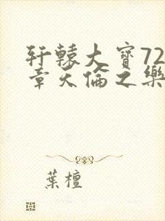 轩辕大宝720章天伦之乐