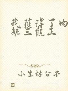 我获得了肉禽系统三观正