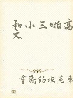 和小三啪高辣h文