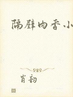 隔壁肉香小说封面