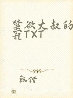 禁欲大叔的心尖宠TXT