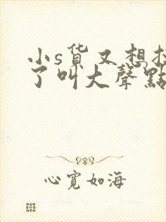 小s货又想挨c了叫大声点