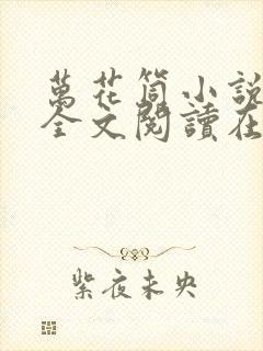 万花筒小说免费全文阅读在线