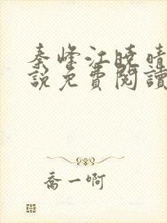 秦峰江晓晴的小说免费阅读